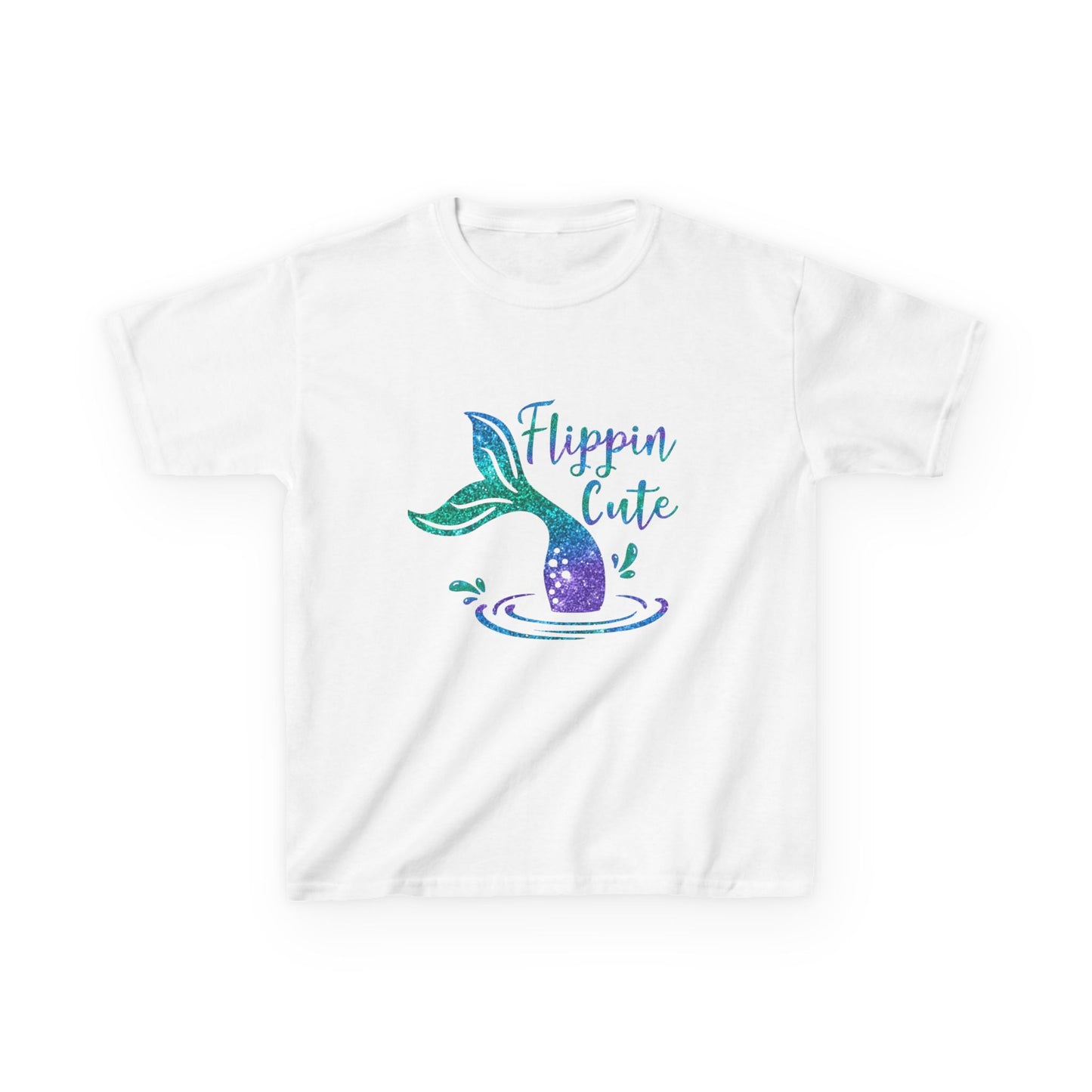 Flippin Cute Kids Tee - Colorful Whale Design for Fun-loving Children
