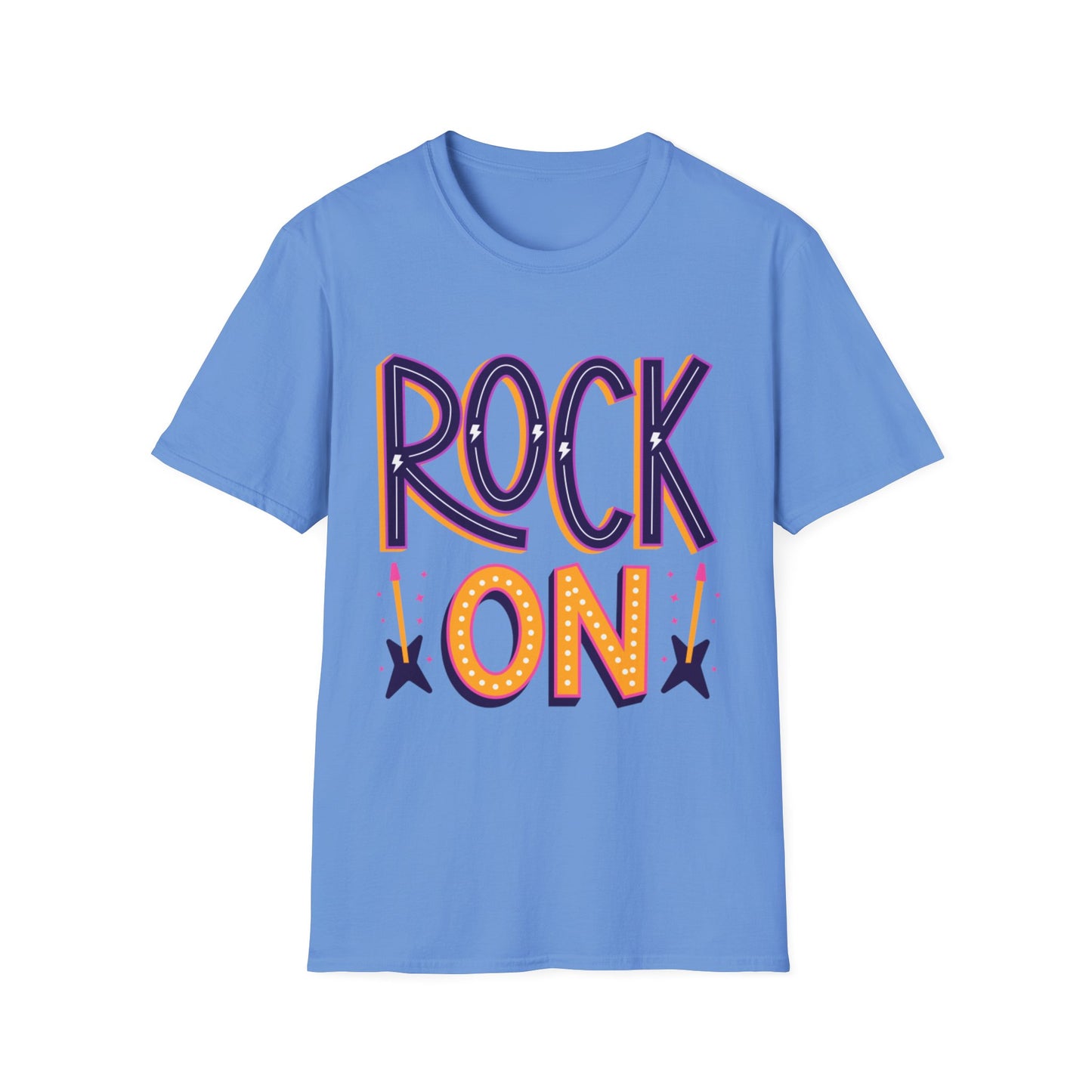 Rock On Unisex T-Shirt, Music Lover's Tee, Concert Outfit, Gift for Musicians, Fun Casual Wear