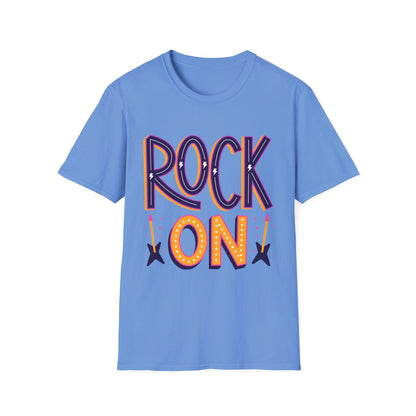 Rock On Unisex T-Shirt, Music Lover's Tee, Concert Outfit, Gift for Musicians, Fun Casual Wear