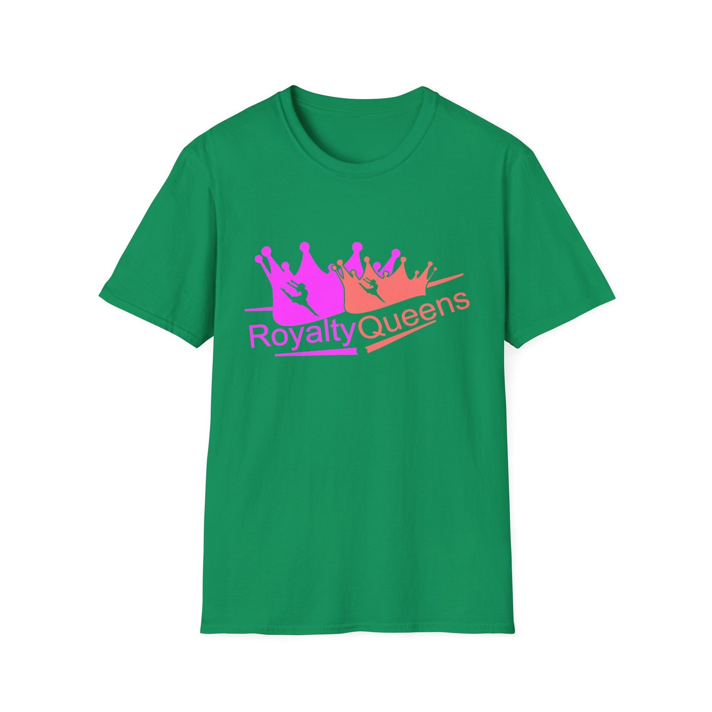 Royalty Queens Unisex Softstyle T-Shirt - Comfortable Casual Tee for Women, Birthday Gift, Queen Vibes, Party Wear, Empowerment Shirt