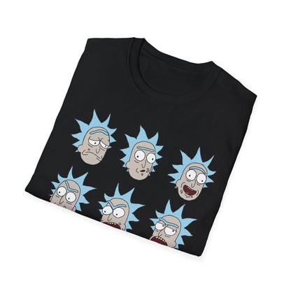 Rick and Morty Unisex Softstyle T-Shirt - Fun Cartoon Design for Fans