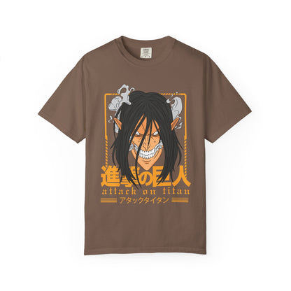 Attack on Titan Unisex Garment-Dyed T-shirt | Manga Fans Shirt | Anime Apparel | Comic Con Gift | Casual Wear | Unique Gift