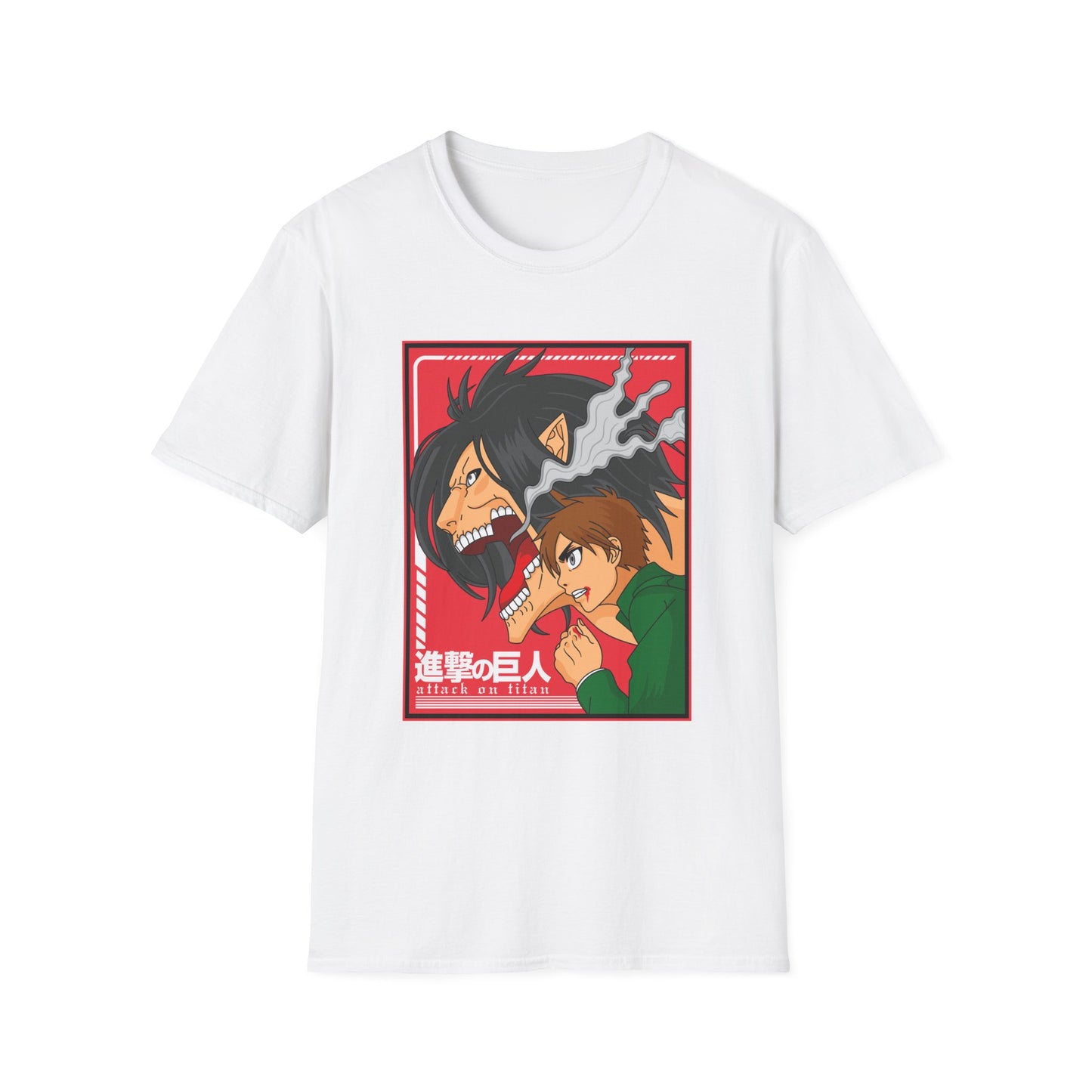 Anime-Inspired Unisex Tee - Softstyle T-Shirt, Casual Gift, Graphic Tee, Manga Apparel, Fan Merchandise