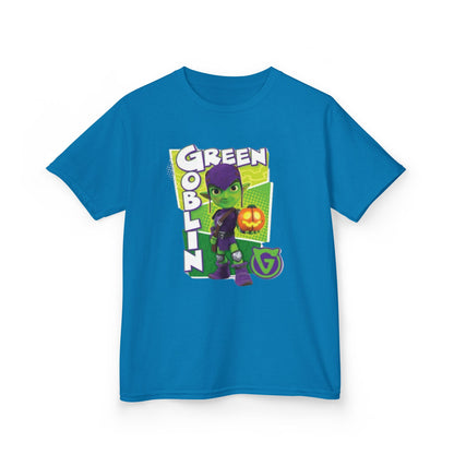 Kids Green Goblin Tee - Fun Halloween T-Shirt for Kids