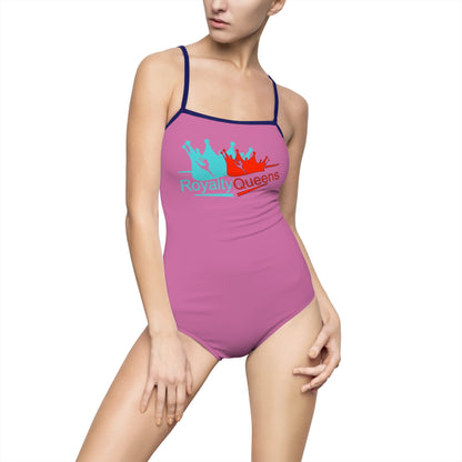 Women's One-Piece Swimsuit – 'Royalty Queens' Swimwear, Beachwear, Poolside Fun, Summer Fashion, Vacation Essentials