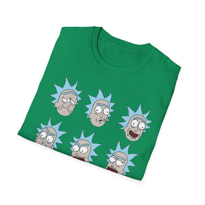 Rick and Morty Unisex Softstyle T-Shirt - Fun Cartoon Design for Fans