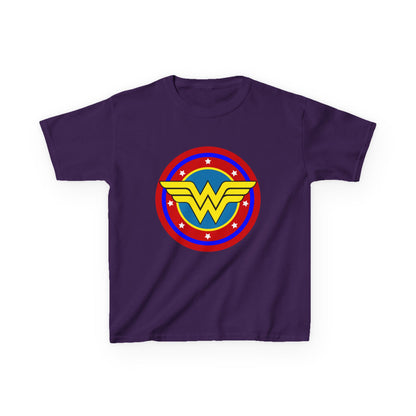 Wonder Woman Kids Tee, Superhero Shirt, Birthday Gift, Comic Book Apparel, Children's Clothing, Cartoon T-Shirt, Movie Merchandise