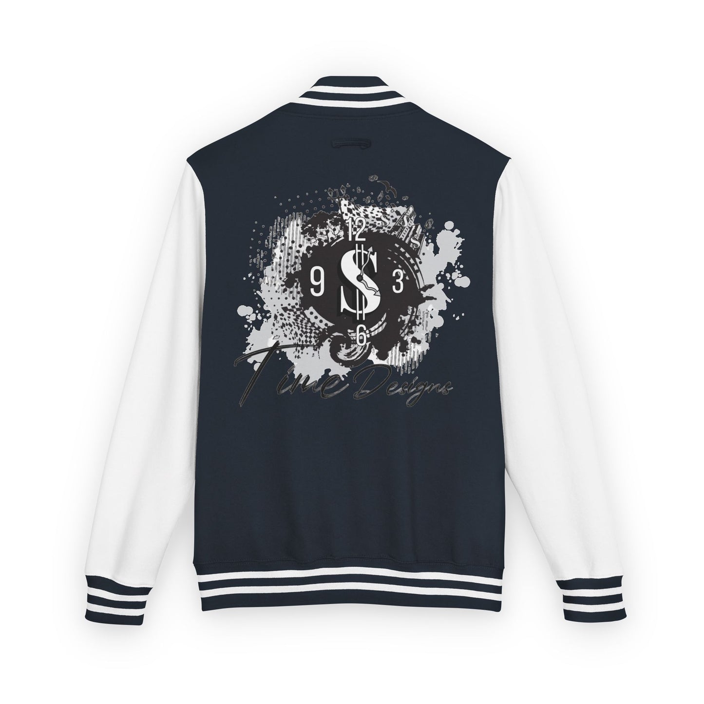 Trendy Unisex Heavyweight Letterman Jacket with Art Design