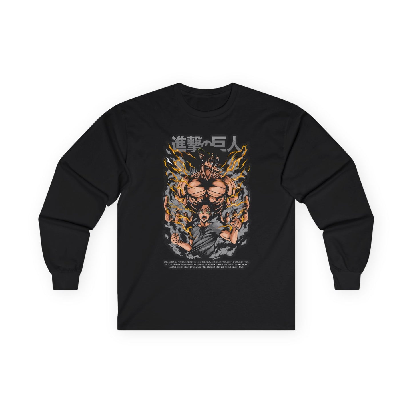 Attack on Titan Anime Long Sleeve Tee — Eren Titan Graphic Shirt