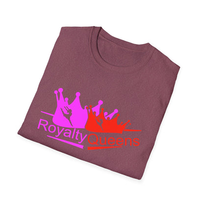 Royalty Queens T-Shirt - Celebrate Your Inner Queen, Unisex Softstyle Tee, Ideal for Birthdays, Pride Events, Feminist Gatherings, [...]
