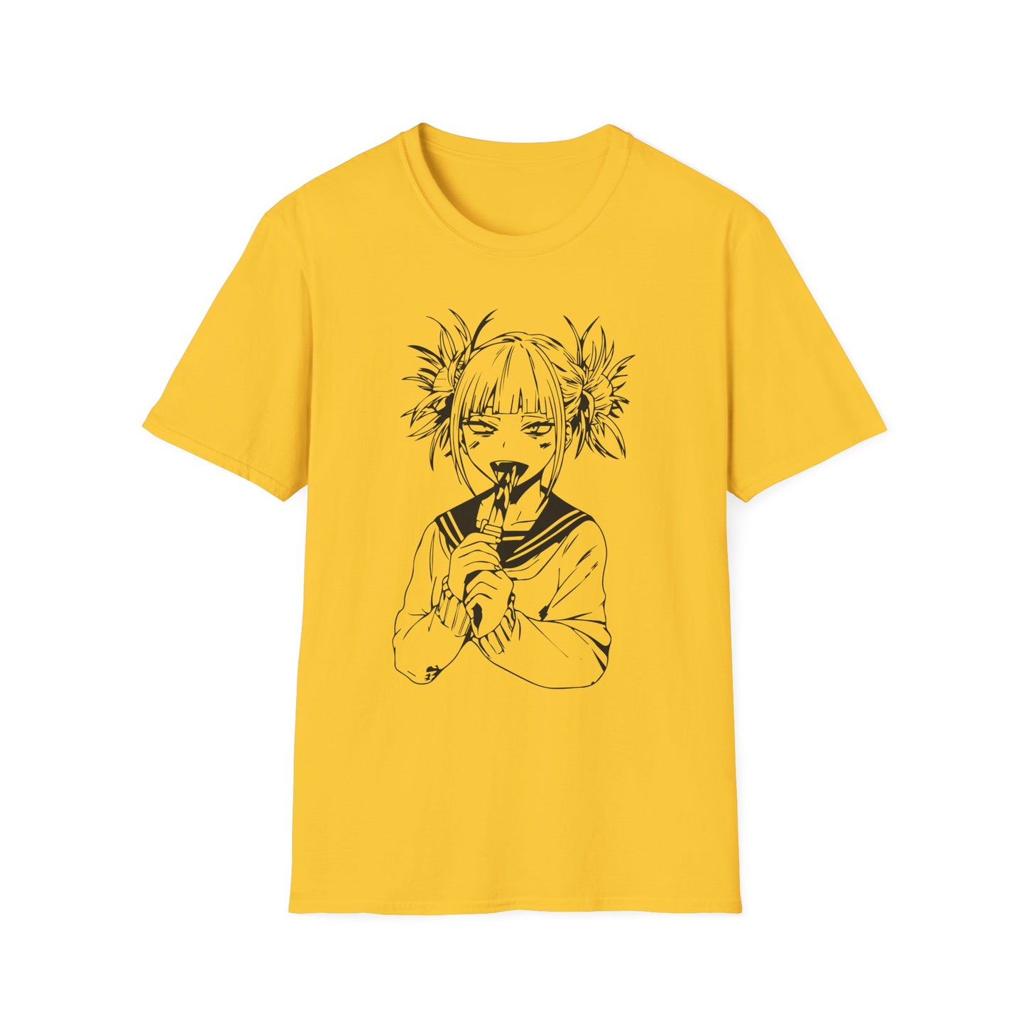 Cute Anime Character Unisex Softstyle T-Shirt - Perfect for Fans and Casual Wear