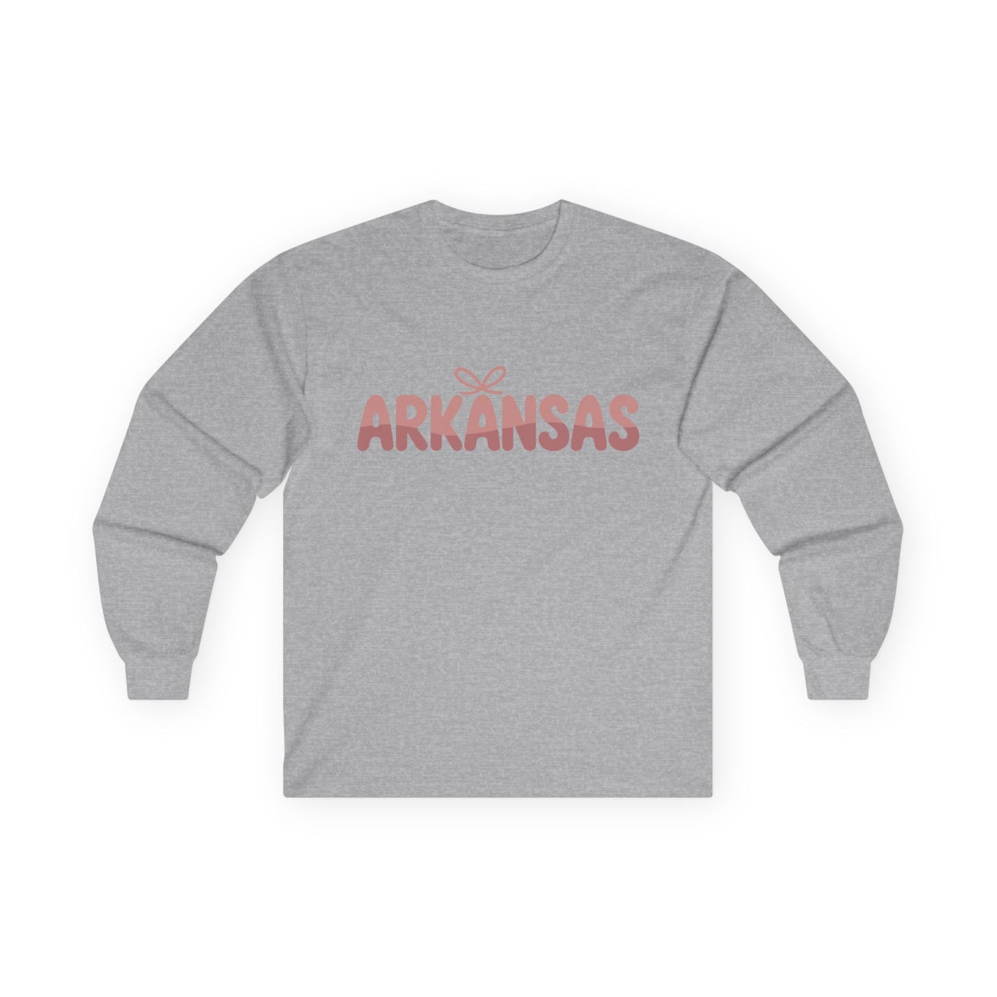 Arkansas Script Long Sleeve Tee