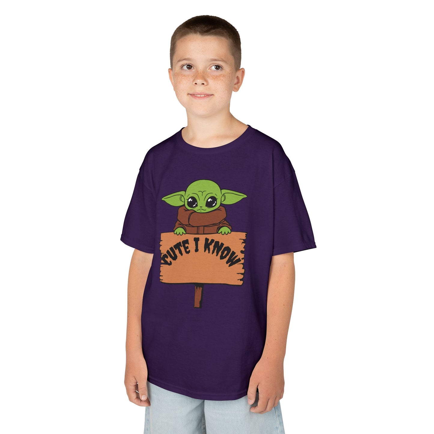 Cute Baby Alien Kids Tee - "Cute I Know" Design for Trendy Kids