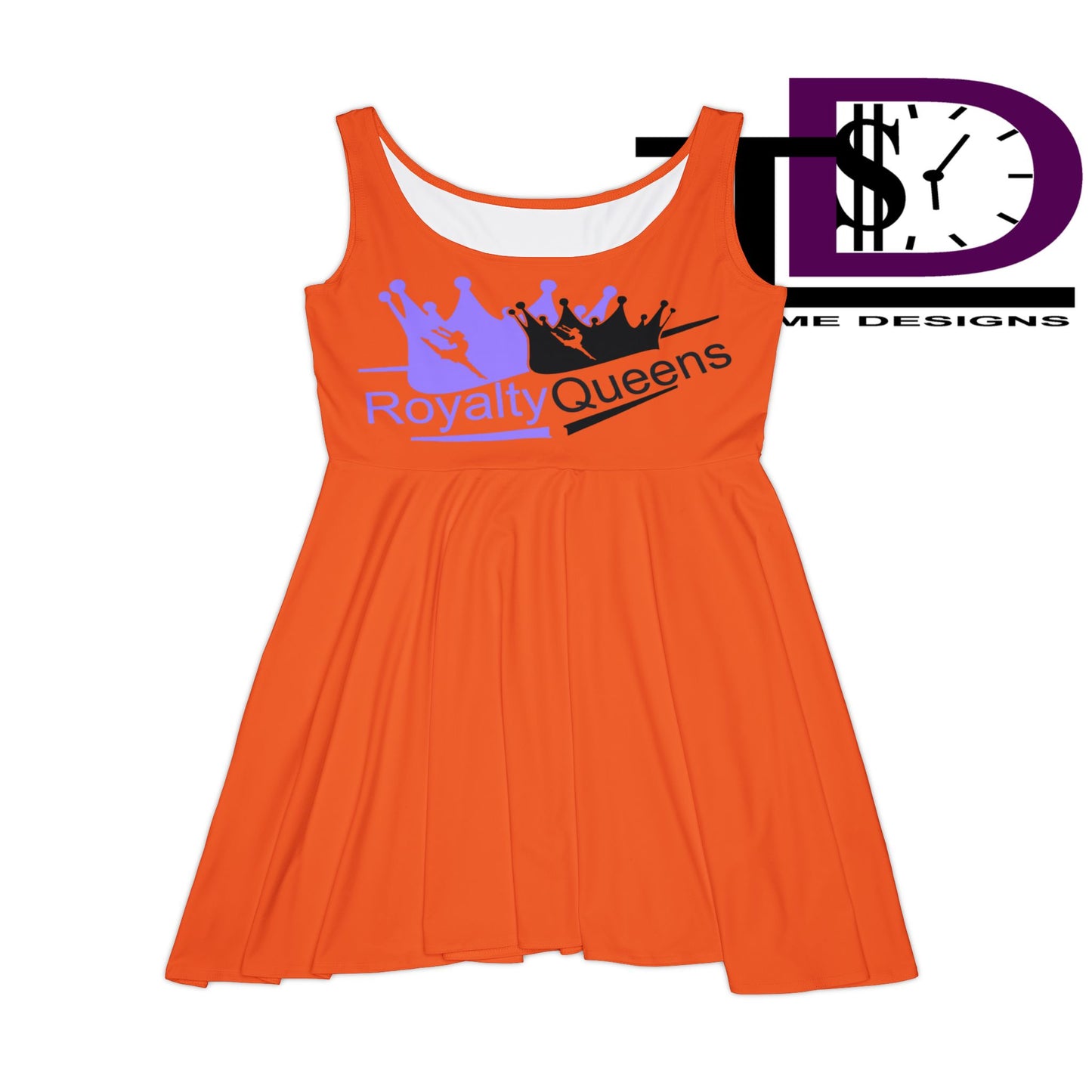 Royalty Queens Skater Dress, Fun Summer Dress, Casual Dress for Parties, Trendy Fashion for Women, Birthday Gift, Dance Outfit