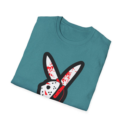 Slayboy Graphic Tee, Unisex Softstyle T-Shirt for Horror Fans, Cosplay Outfit, Halloween Costume, Casual Streetwear