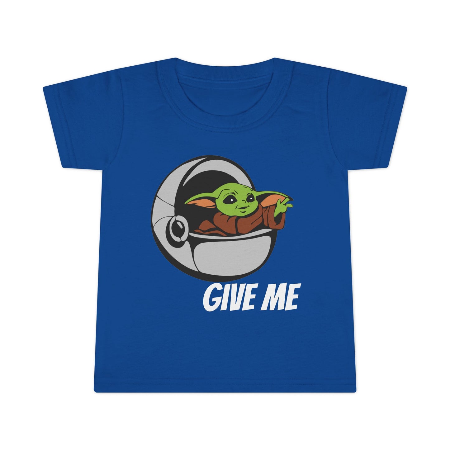 Cute Baby Yoda Toddler T-Shirt - 'Give Me' Design
