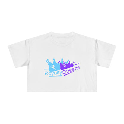 Royalty Queens Women's Crop Tee - Cute Summer Top, Inspirational Shirt, Gift for Her, Birthday Present, Casual Outfit