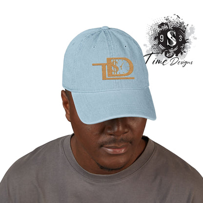 Stylish Embroidered Denim Hat with Glitter Design, Perfect for Casual Style, Fashion Accessory, Gift for Her, Birthday, Everyday Wear