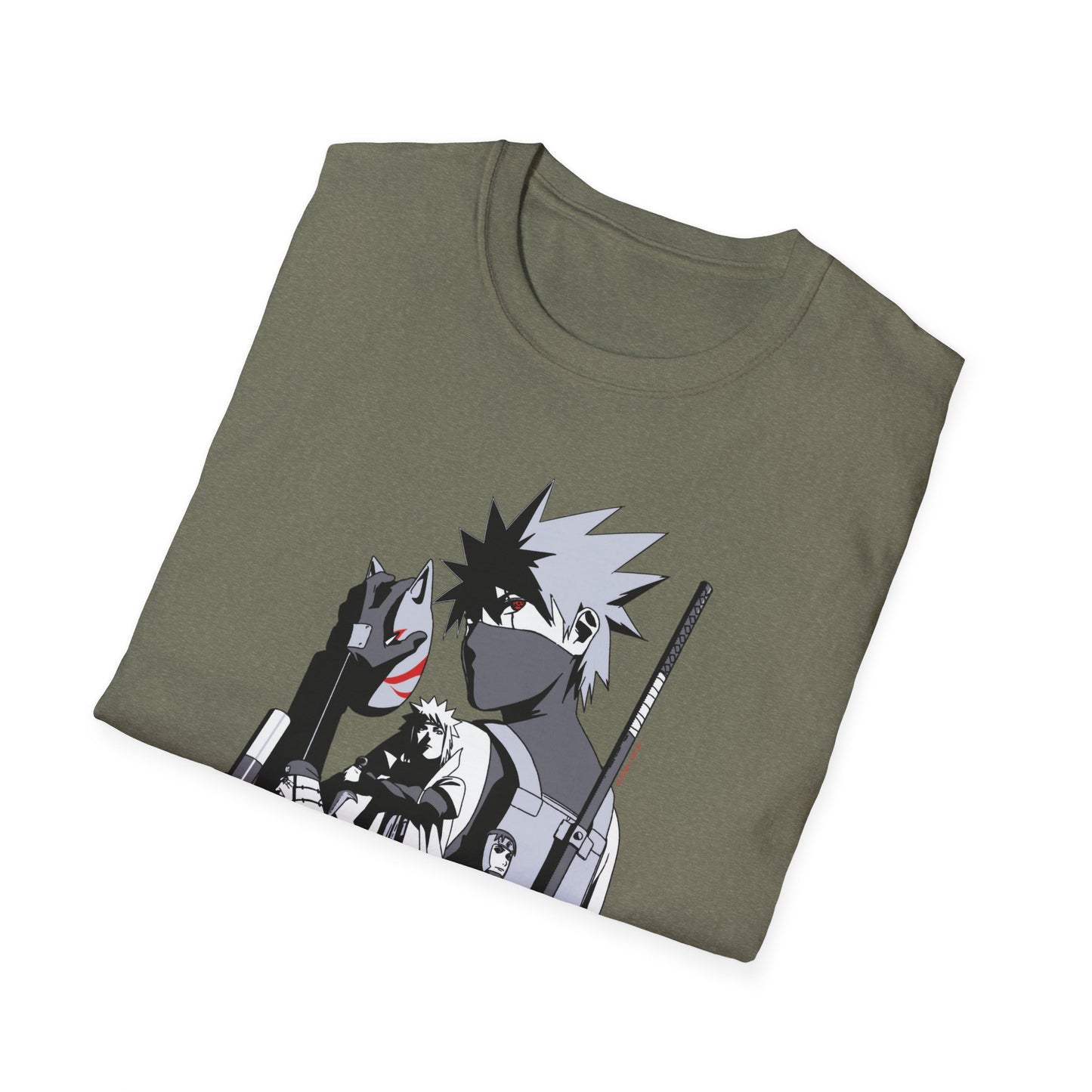 Anime Naurto Inspired Unisex Softstyle T-Shirt - Bold Graphic Design