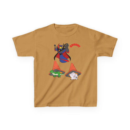 Kids Cartoon Battle Tee - Fun & Unique Grrr! Design