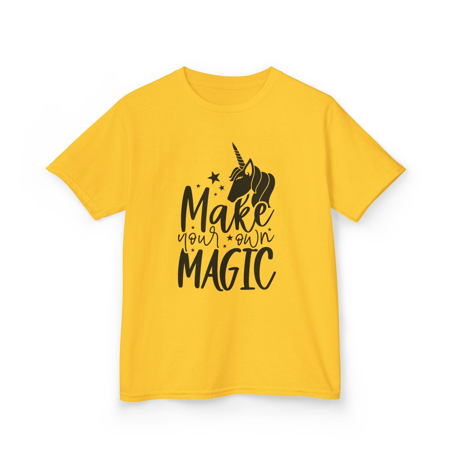 Kids Unicorn Magic Tee - 'Make Your Own Magic' Cotton Shirt