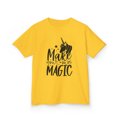 Kids Unicorn Magic Tee - 'Make Your Own Magic' Cotton Shirt