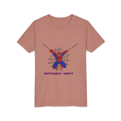 Spider-Man Youth Short Sleeve Tee - Fun Graphic Tee for Kids, Superhero Shirt, Birthday Gift, Comic Theme Apparel, Playtime Wear