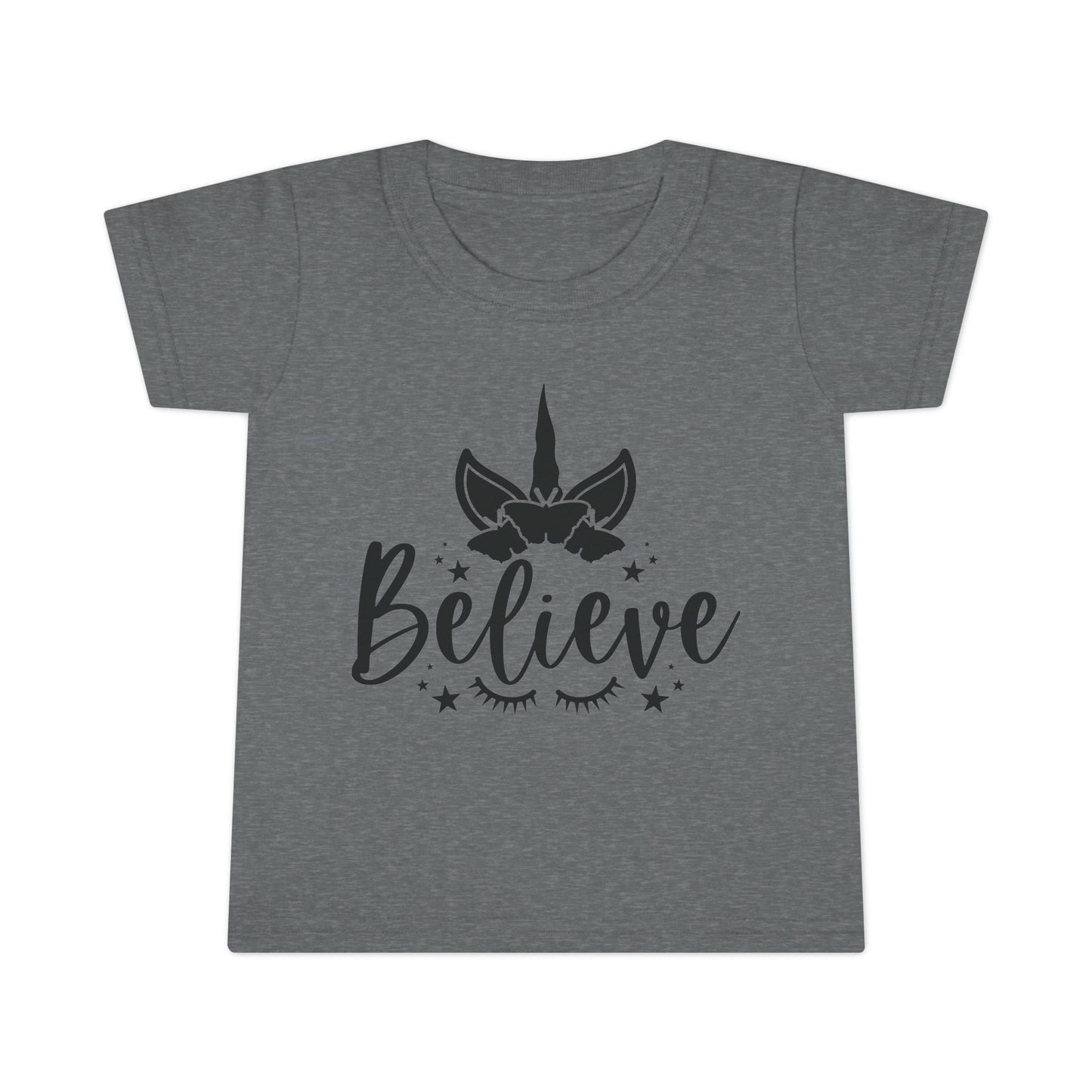 Toddler Unicorn 'Believe' T-Shirt – Cute & Inspirational Kids Apparel