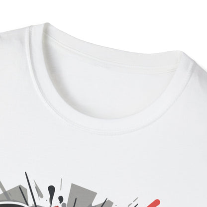 Bam Bam Bam Unisex Softstyle T-Shirt | Fun Graphic Tee for Casual Wear, Gift for Friends, Comic Fans, Birthday, Everyday Style