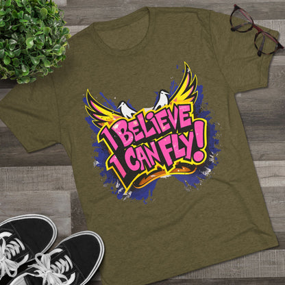 Inspirational Crew Tee - "I Believe I Can Fly" T-Shirt, Motivational Graphic Tee, Unisex Inspirational Wear, Gift for Dreamers, [...]