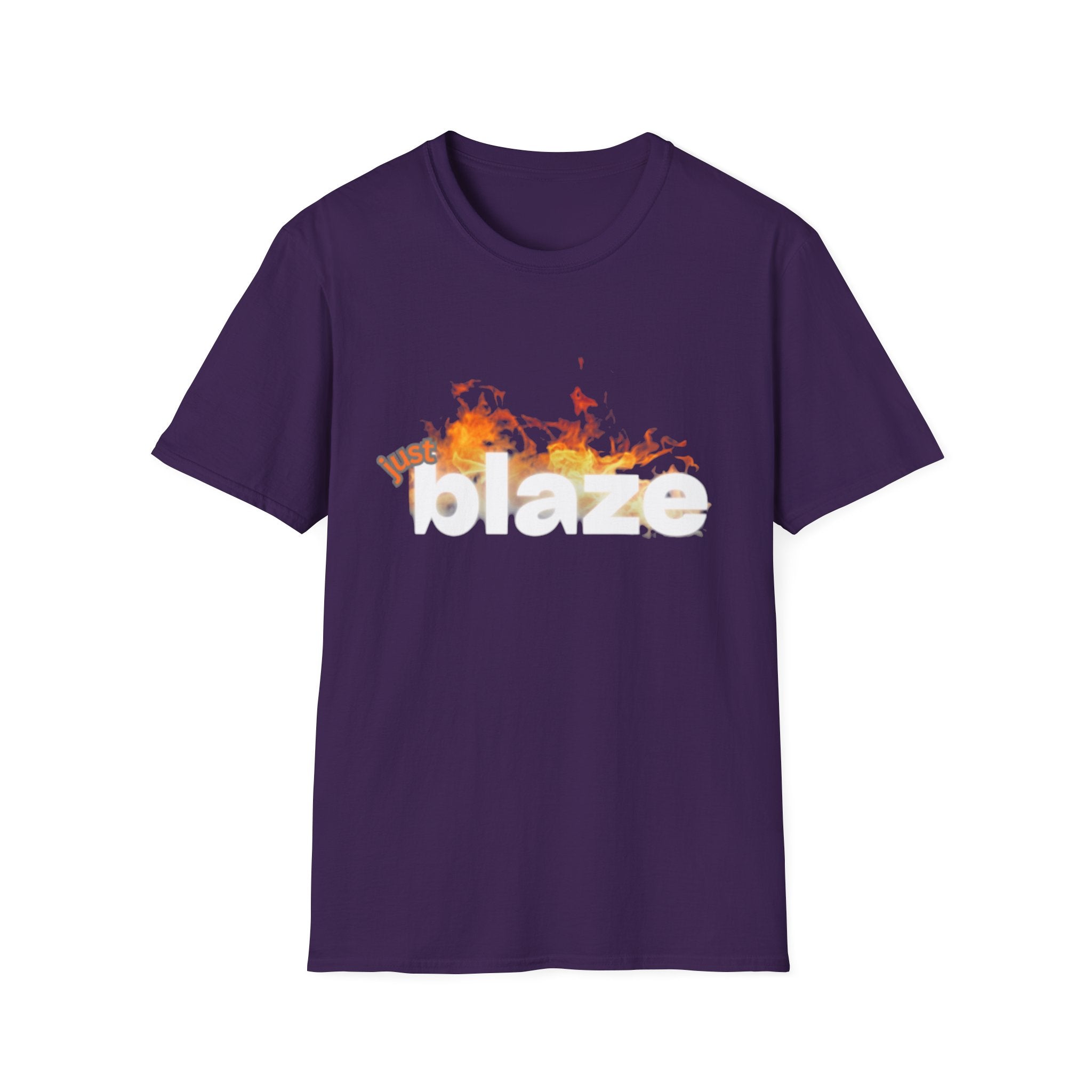 "Blaze" Unisex Softstyle T-Shirt | Fire Graphic Tee | Casual Fire Lover's Shirt, Gift for Friends, Summer Wear, Party Outfit
