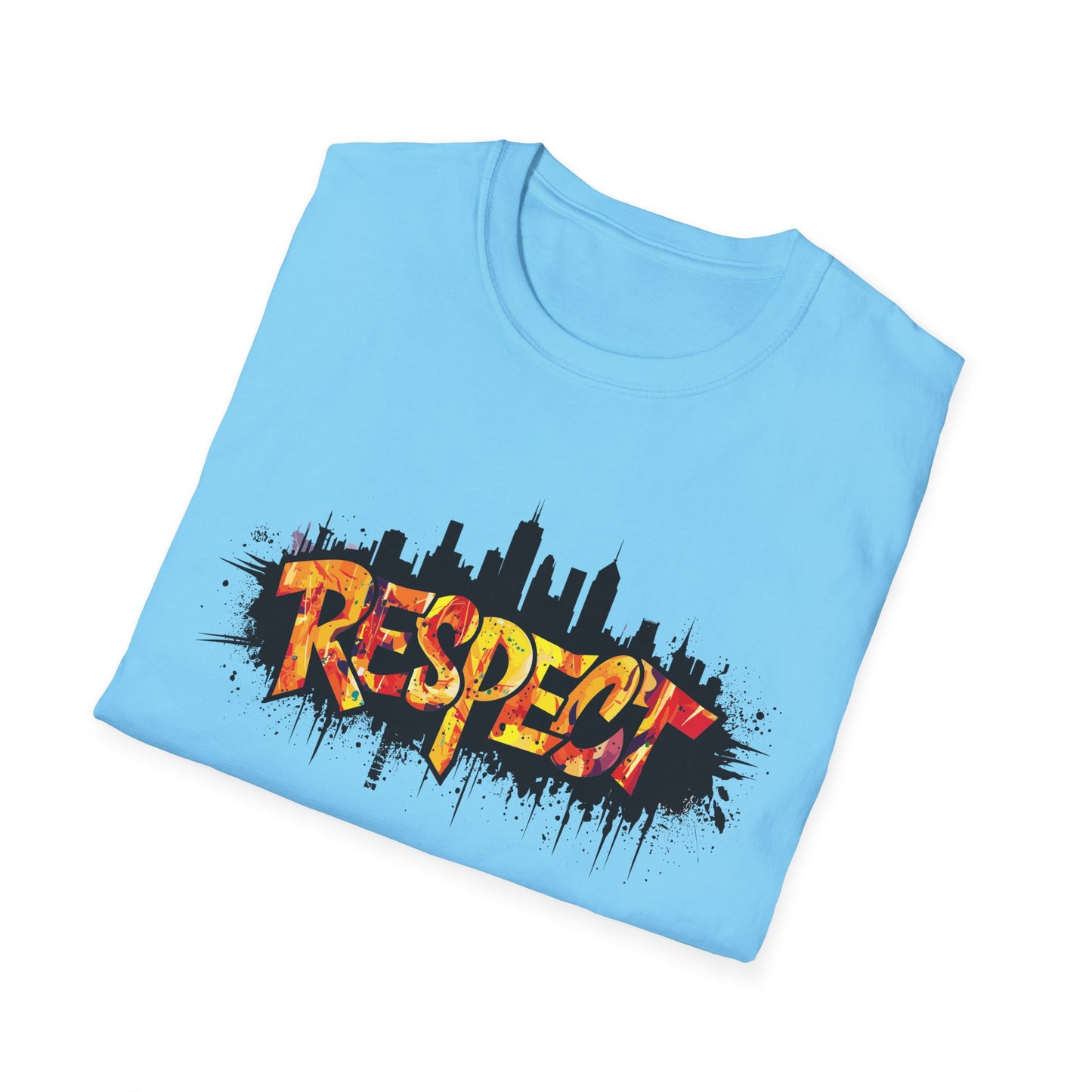 Respect Graphic Unisex T-Shirt, Urban Style Tee, Streetwear Top, Casual Wear, Gift for Friends, Stylish Statement Shirt