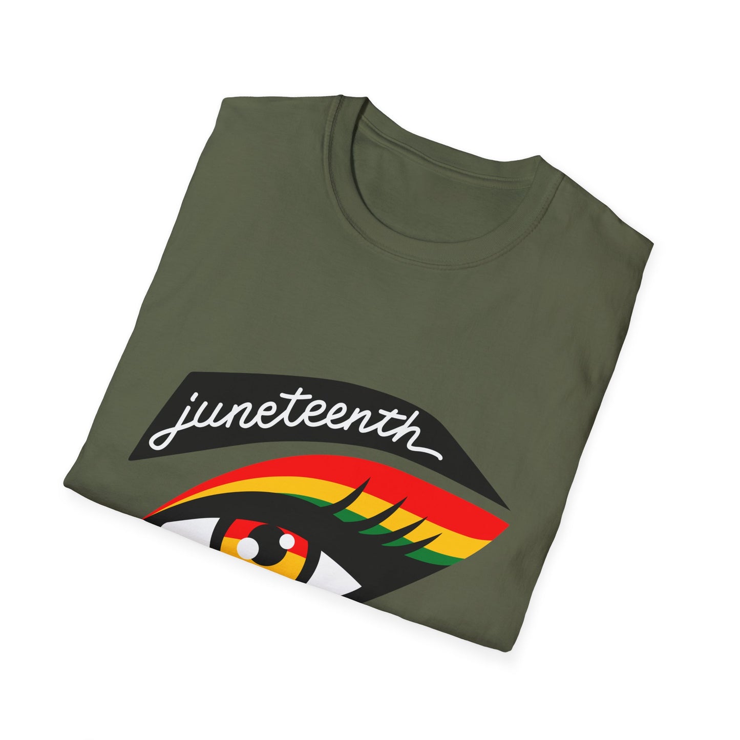 Juneteenth Eye Graphic T-Shirt, Unisex Tee, Afrocentric Apparel, Celebratory Wear, Black History Month Gift, Inclusive Fashion