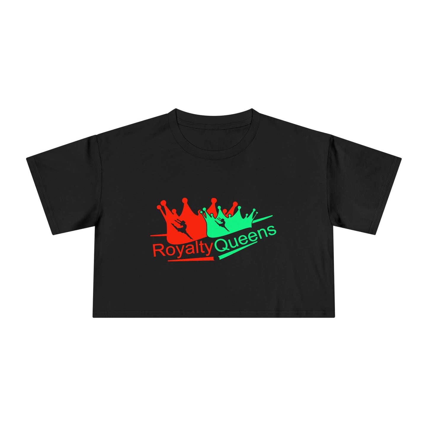 Royalty Queens Cropped Tee - Fun Style, Perfect for Celebrations, Birthdays, Casual Wear, Self-Love, Women's Fashion