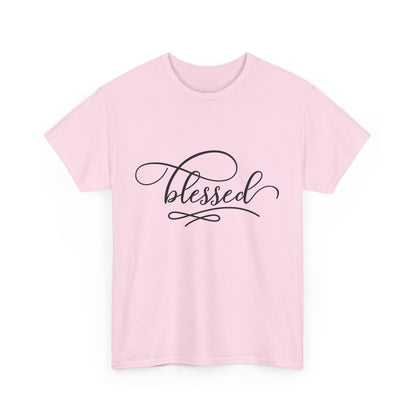 Blessed Unisex Heavy Cotton Tee - Comfortable and Meaningful Shirt for Everyday Wear