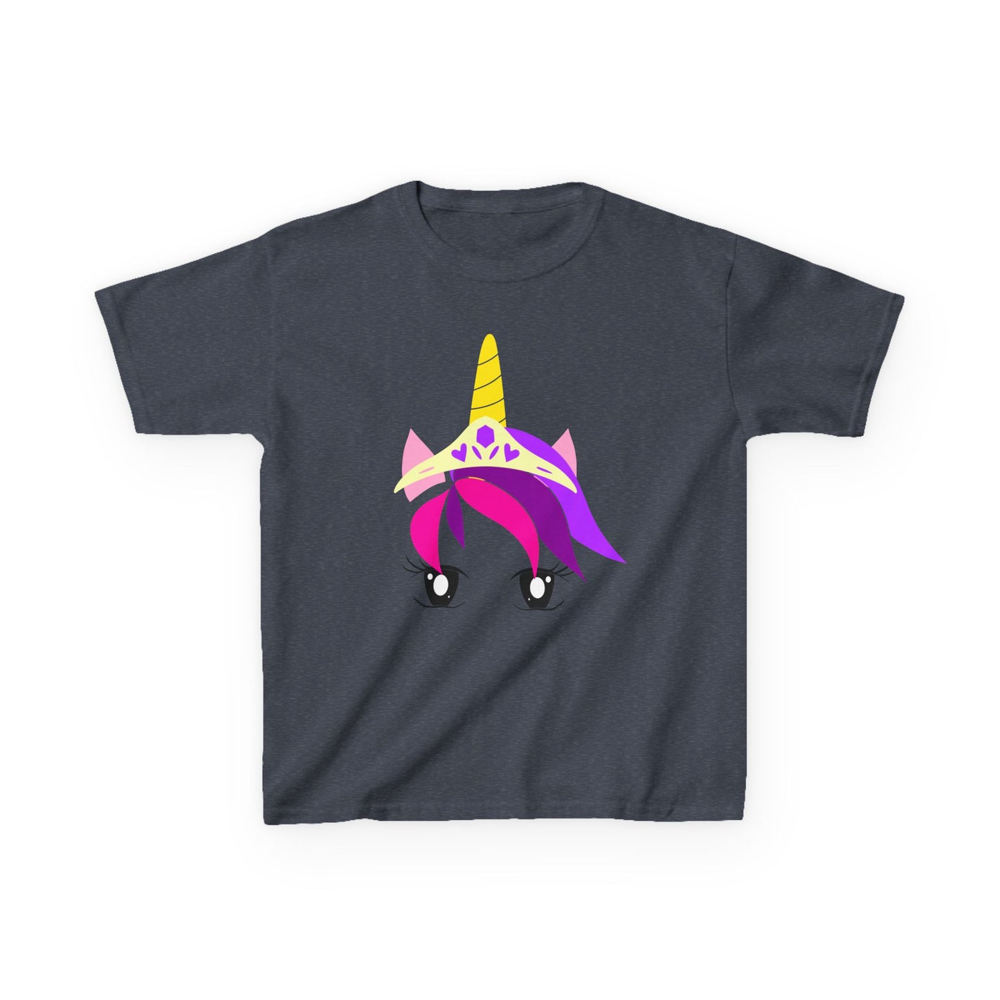 Unicorn Princess Kids Tee - Fun & Whimsical Heavy Cotton Shirt