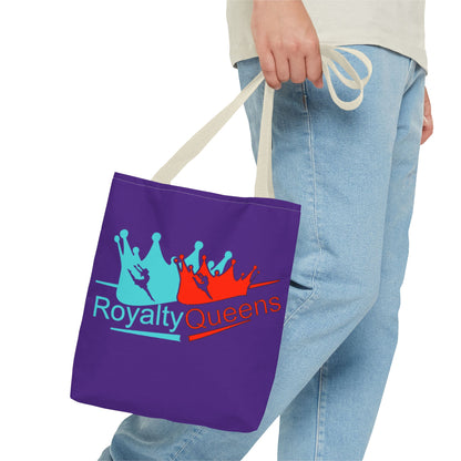 Royalty Queens Tote Bag | Colorful Reusable Shopping Bag, Gift for Queens, Birthday Gift, Inspirational Carryall, Women Empowerment Tote