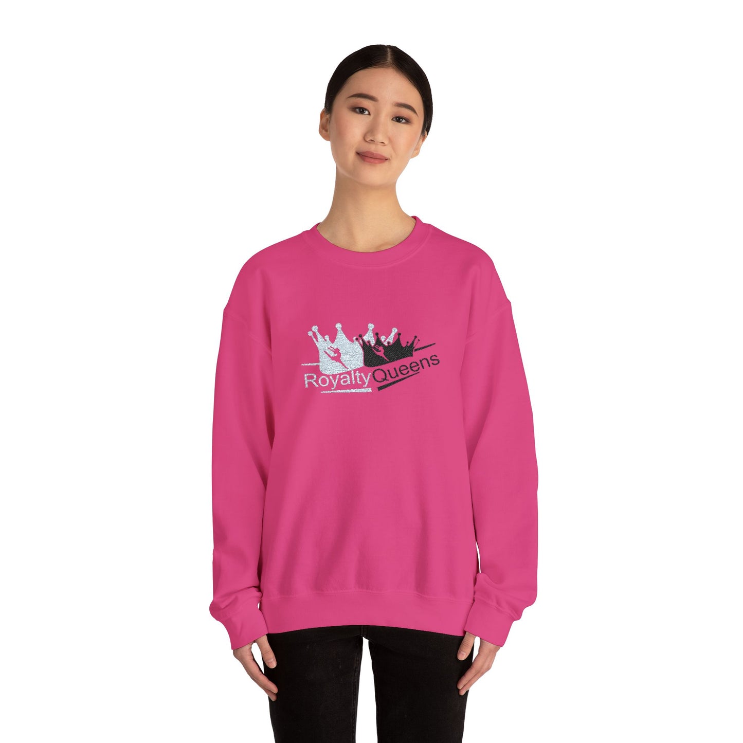 Queen Crown Crewneck Sweatshirt — 'Queens' Graphic Pride Pullover