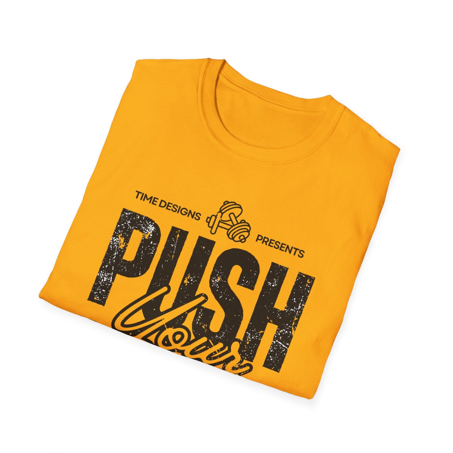 Motivational Unisex Softstyle T-Shirt - 'Push Your Limit'