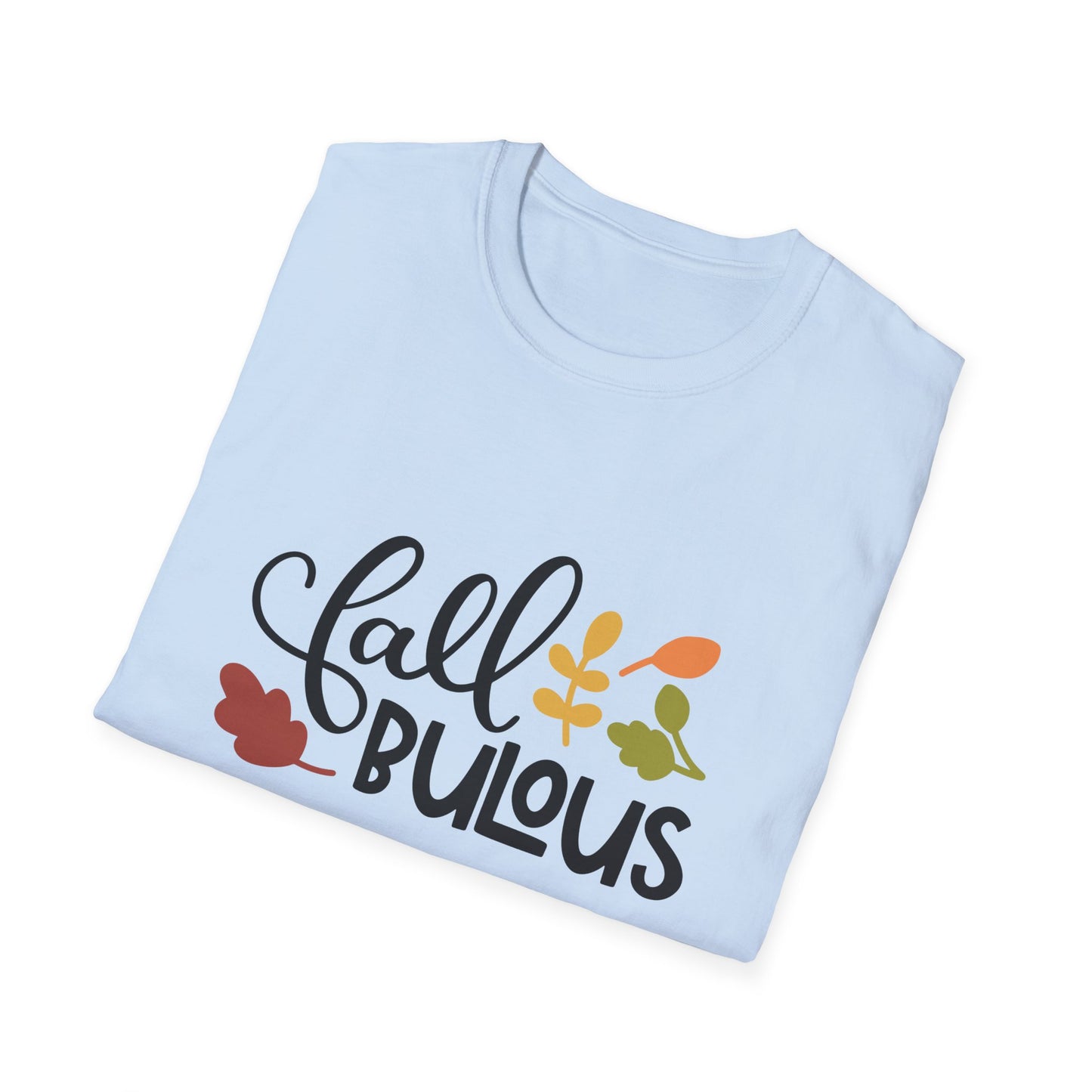 Fall Bulous Unisex Softstyle T-Shirt - Cozy Autumn Tee, Perfect for Thanksgiving, Fall Parties, Gift for Her, Seasonal Fashion