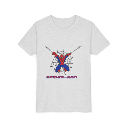Spider-Man Youth Short Sleeve Tee - Fun Graphic Tee for Kids, Superhero Shirt, Birthday Gift, Comic Theme Apparel, Playtime Wear
