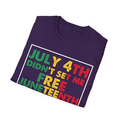 Juneteenth Independence T-Shirt, Celebrate Freedom, Unisex Tee, African American Heritage, July 4th Alternative Shirt, Gift Idea