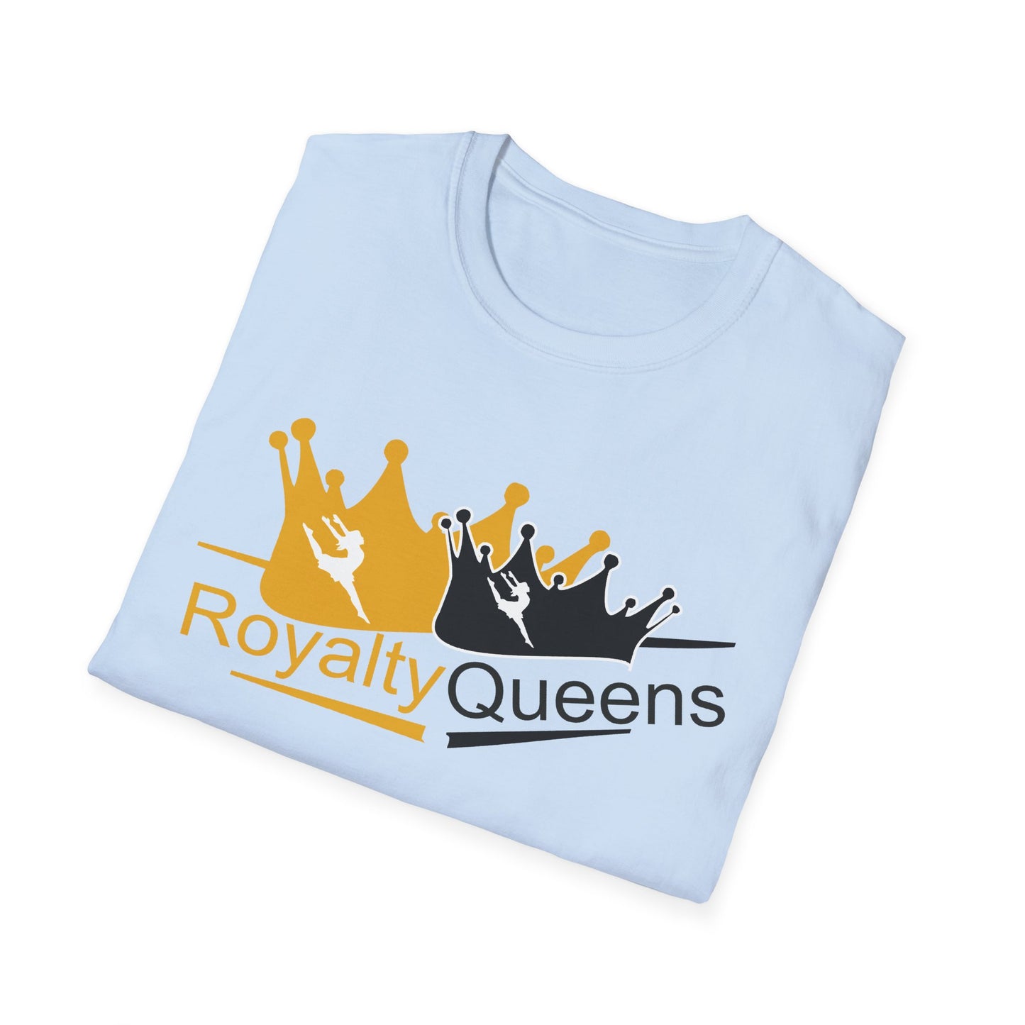 Royalty Queens T-Shirt, Unisex Softstyle Tee, Perfect for Gifts, Birthday Celebrations, Casual Wear, Empowerment Fashion, Unique Style