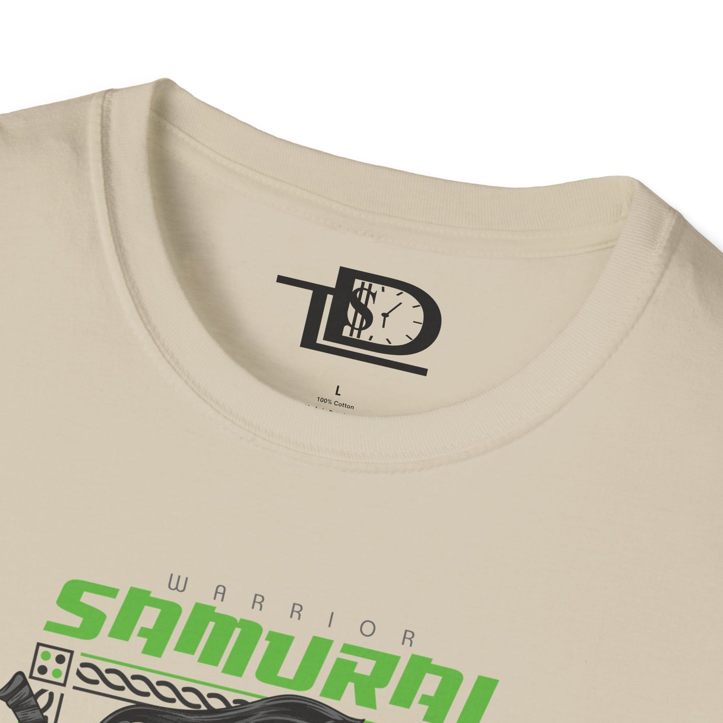 Samurai Graphic Tee, Unisex Softstyle T-Shirt, Anime Casual Wear, Gift for Gamers, Streetwear Fashion, Perfect for Conventions