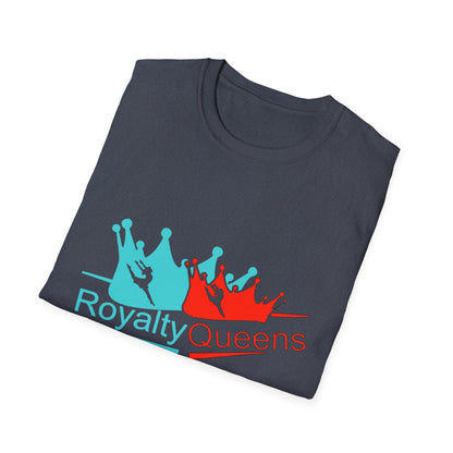 Royalty Queens Unisex Softstyle T-Shirt - Empowering Graphic Tee for Celebrations and Everyday Wear