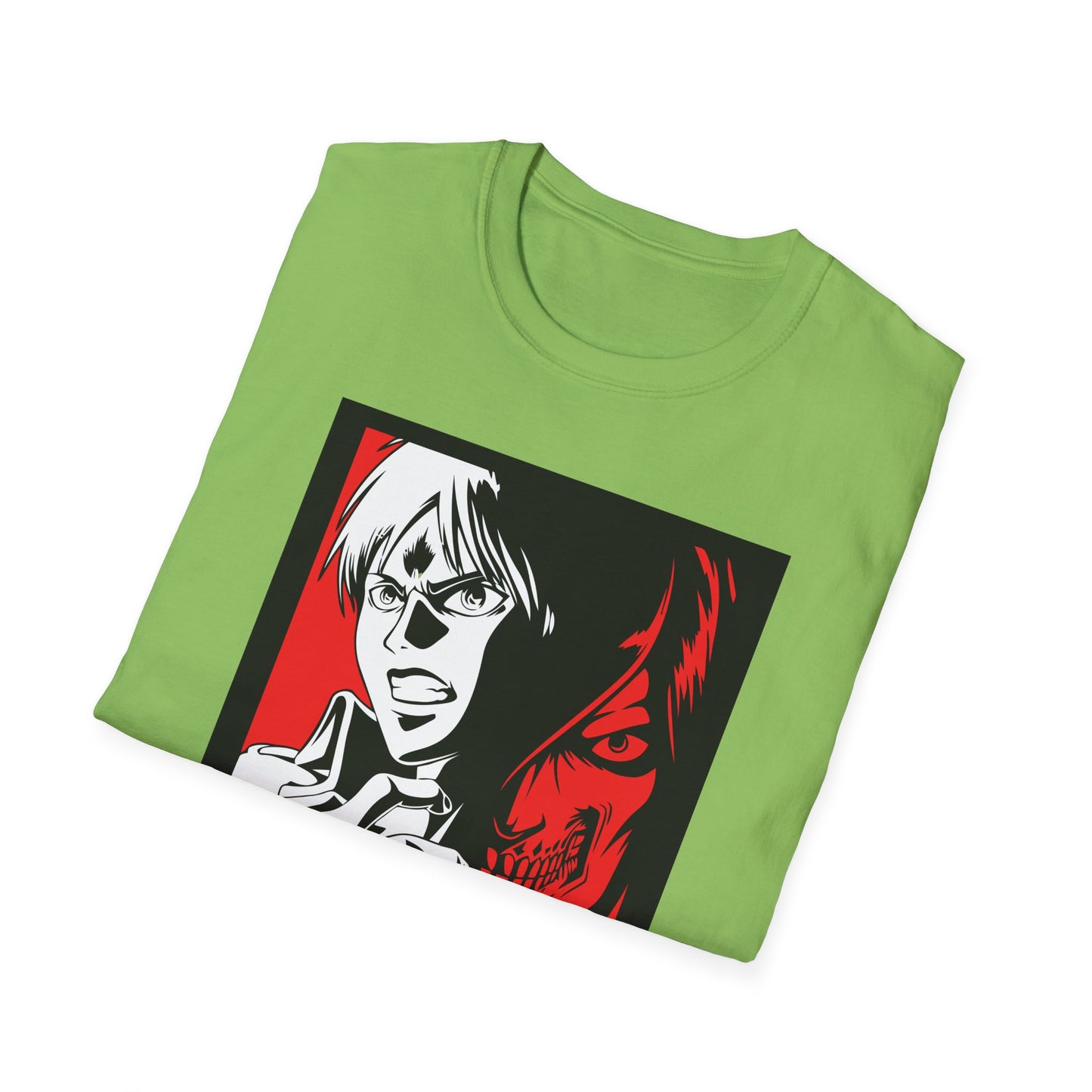 Anime-Inspired Unisex T-Shirt - Attack on Titan Graphic Tee, Casual Wear, Gift for Fans, Streetwear, Birthday Gift