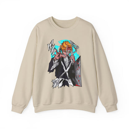 Anime Demon Slayer-Inspired Crewneck Sweatshirt — Ichigo-Style Character Art