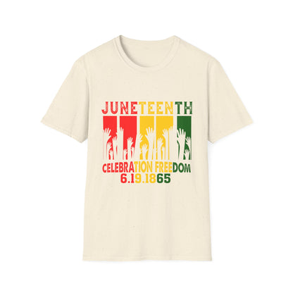 Juneteenth Celebration T-Shirt | Soft, Unisex, Freedom, Heritage, Cultural Pride, Gift, Commemorative Wear