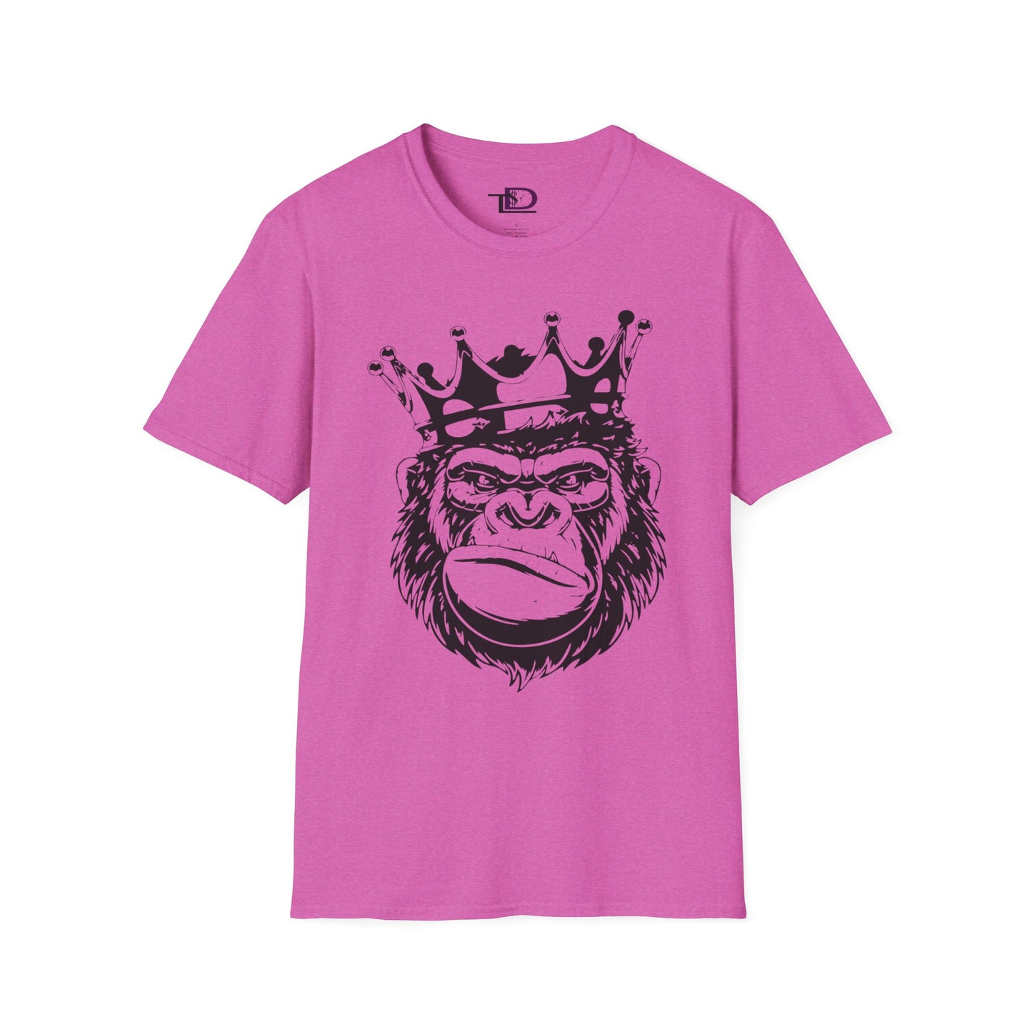 King Status Gorilla T-Shirt | Unisex Softstyle Tee for Casual Wear