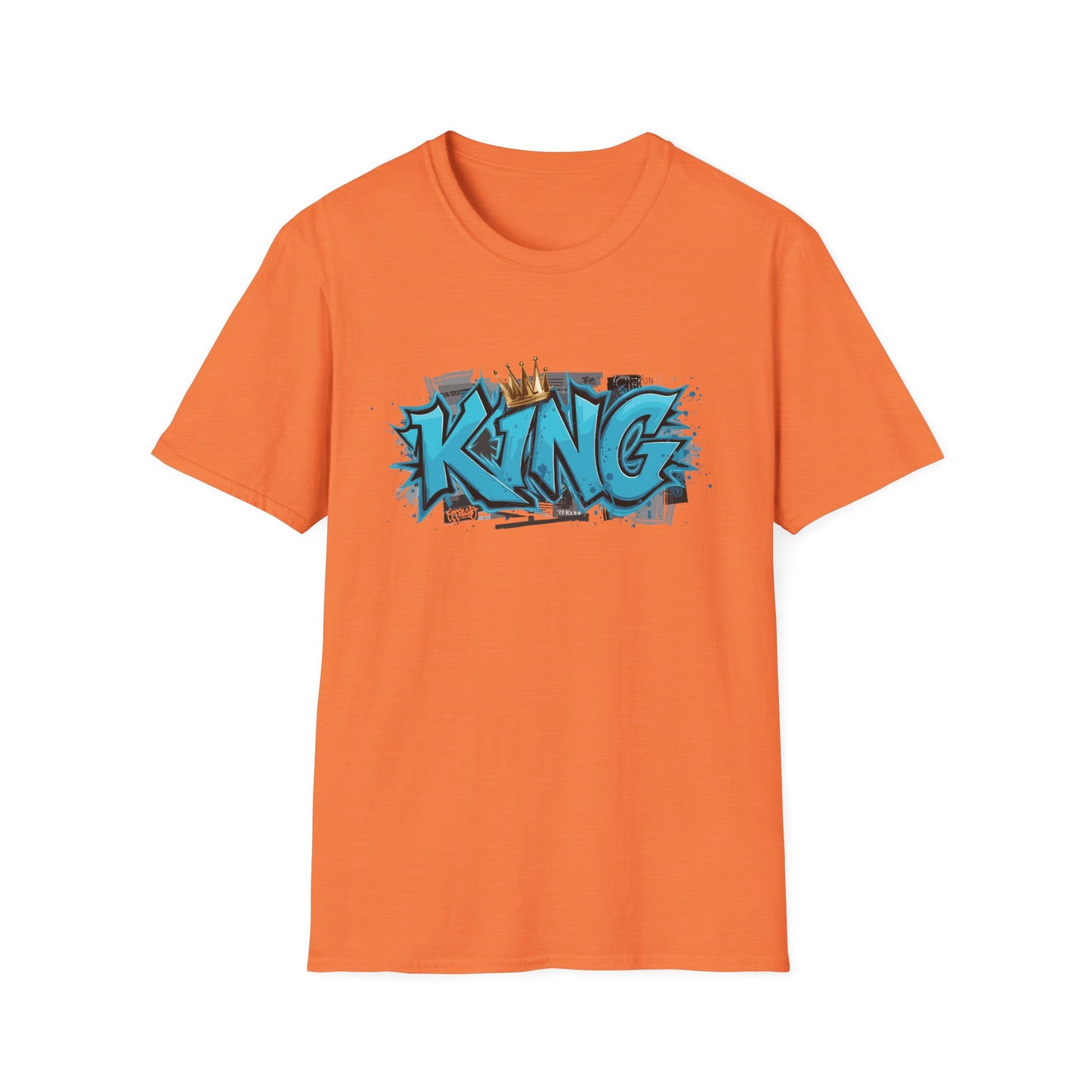 King Graffiti Unisex T-Shirt | Cool Urban Style Tee, Streetwear Fashion, Unique Gift for Him, Self-Expression, Birthday Present